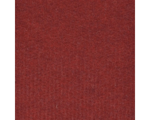Beursvloerkleed, naaldvilt Meli 21 rood, 200 cm breed x 60 m (volle rol)