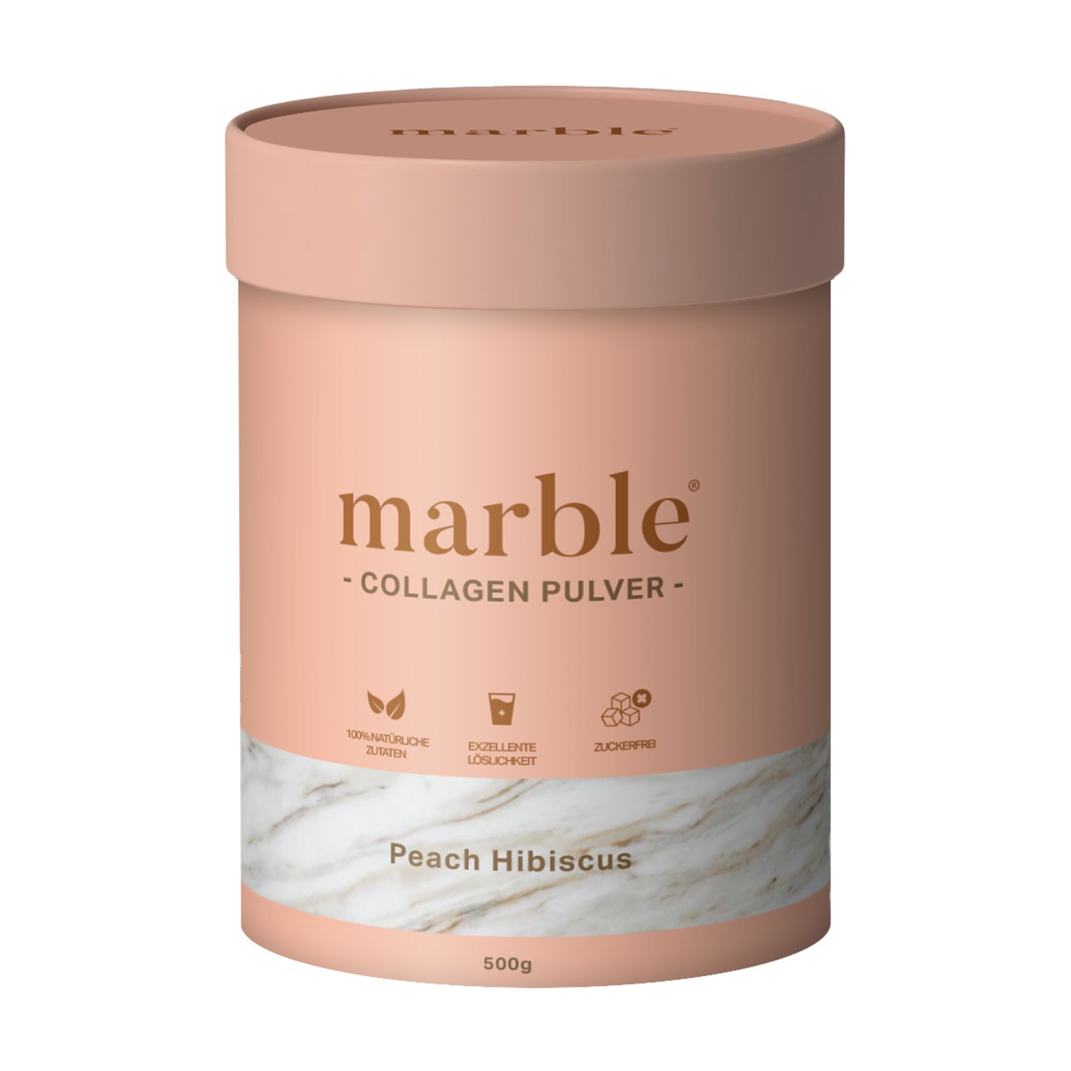 marble® Collagen Pulver Peach Hibiscus