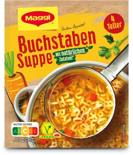 Maggi Guten Appetit Buchstaben Suppe