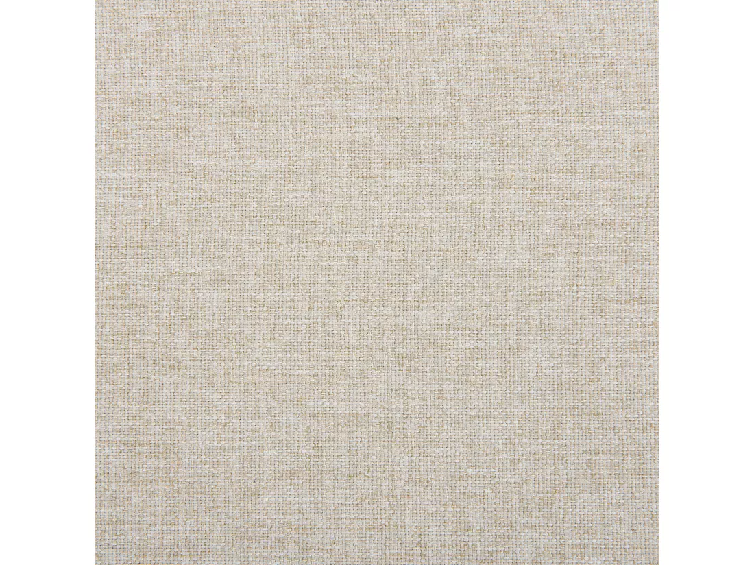 Canapé 3 places en tissu beige avec pieds droits CHESTERFIELD