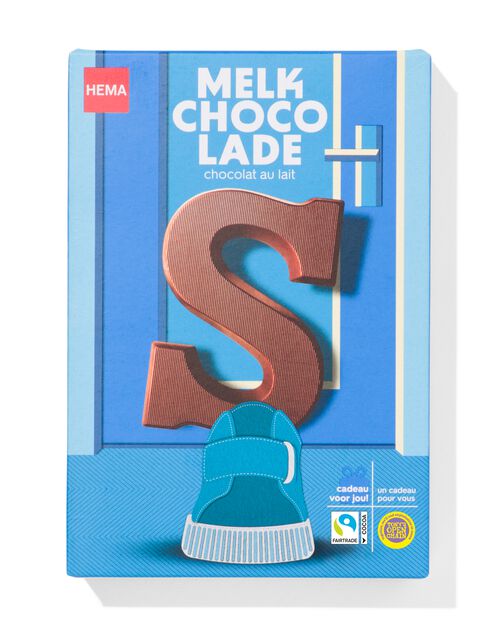 lettre S en chocolat au lait 90g