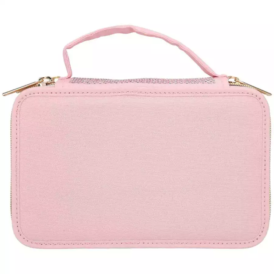 Depesche 3-Fach Federtasche mit Stifte TOPModel 20 x 14,5 cm rosa