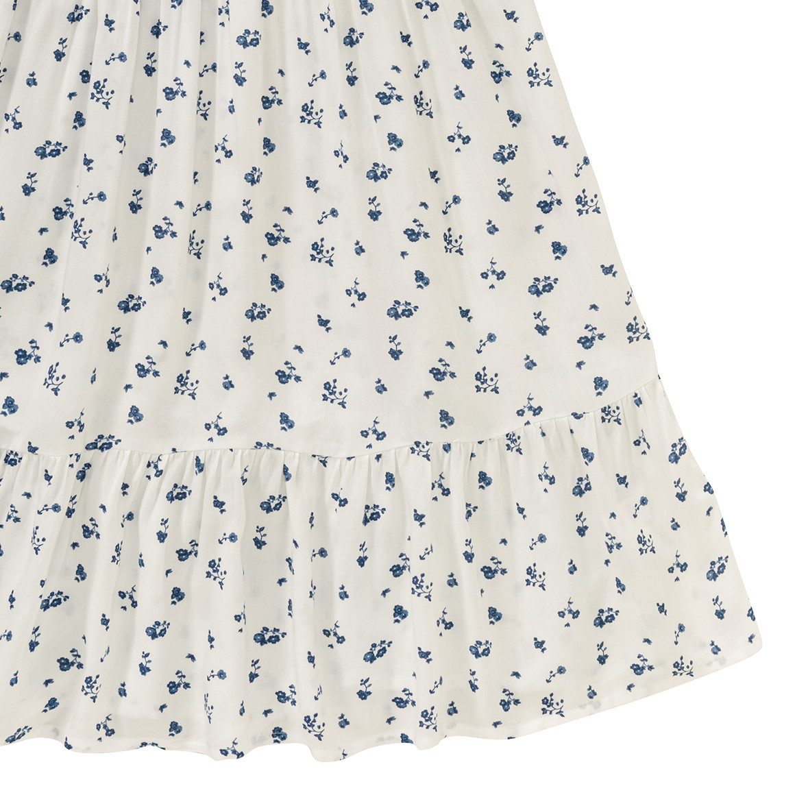Beatwear Mädchen Kleid mit Blumen allover weiss