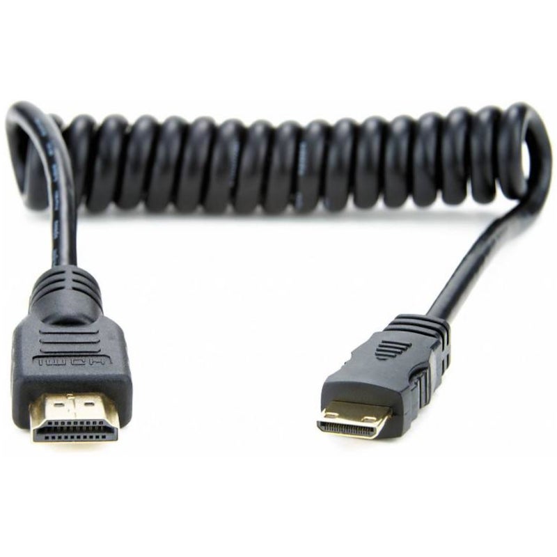 Atomos krulsnoer mini HDMI naar HDMI recht 30-45 cm