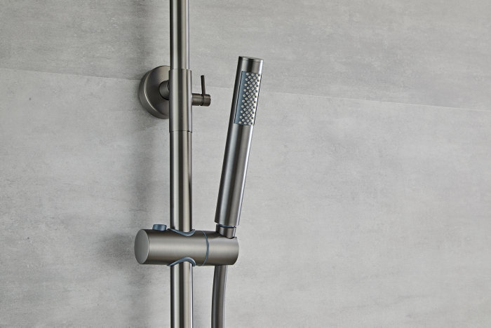 Brusesæt m/termostat Ø250 mm gunmetal