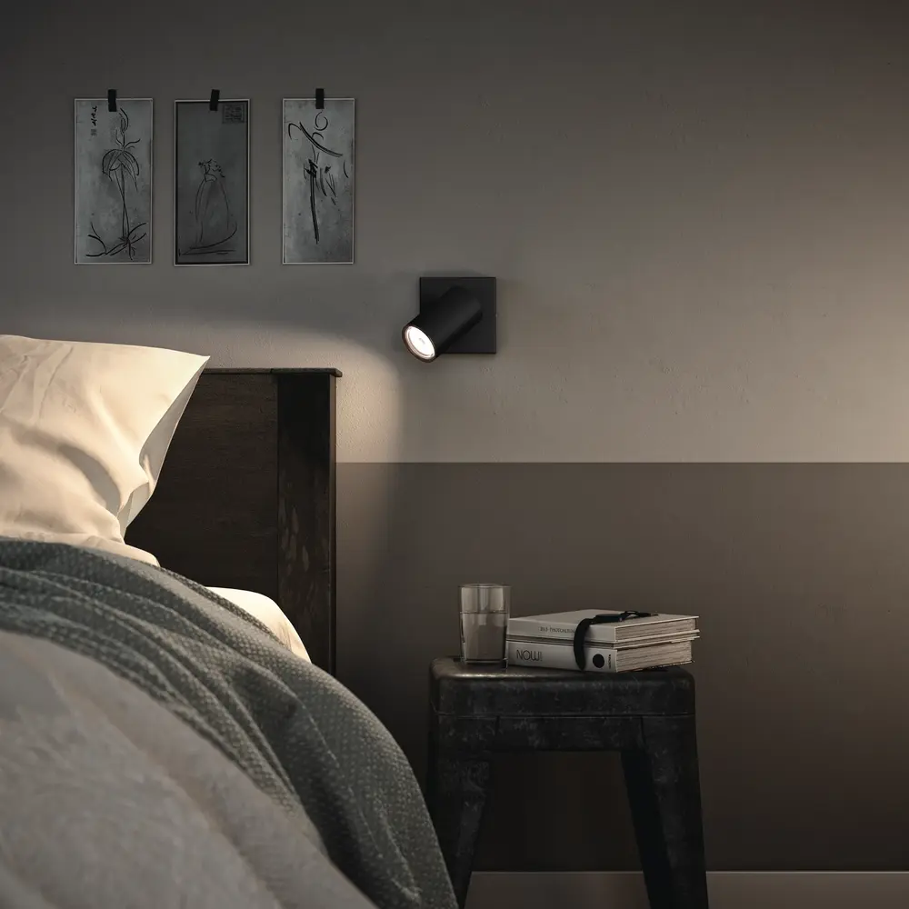 PHILIPS Spotlampe Kosipo GU10 1 spot - sort