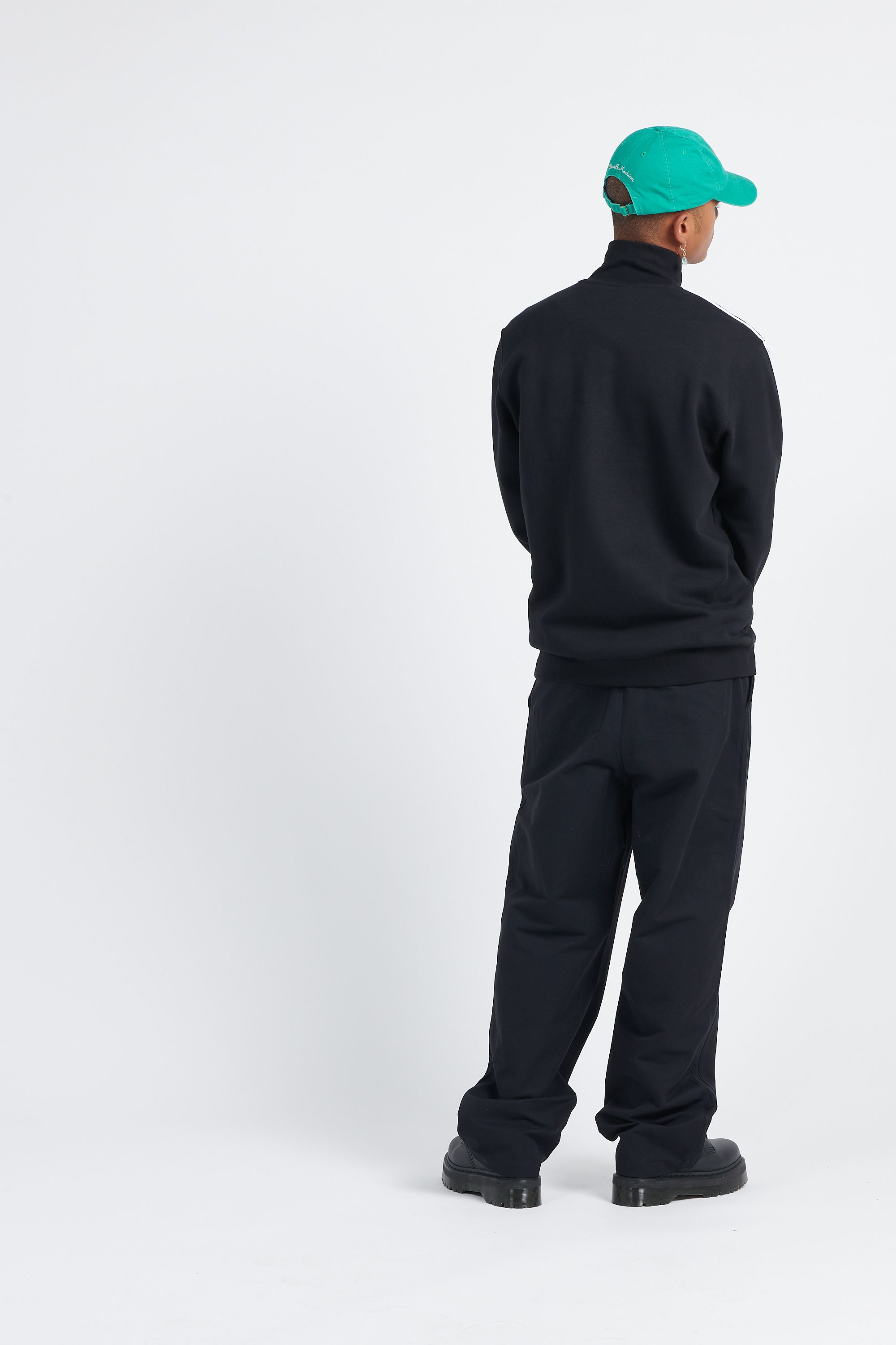 ADIDAS Sweat 3-STRIPE HZ CRW Noir
