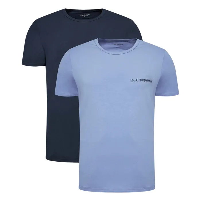 Emporio Armani Core Logo Crew Shirts Heren (2-pack)