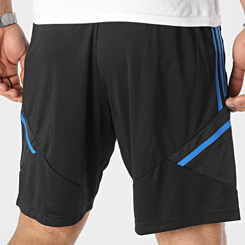 Short Jogging A Bandes Manchester United HT4299 Noir