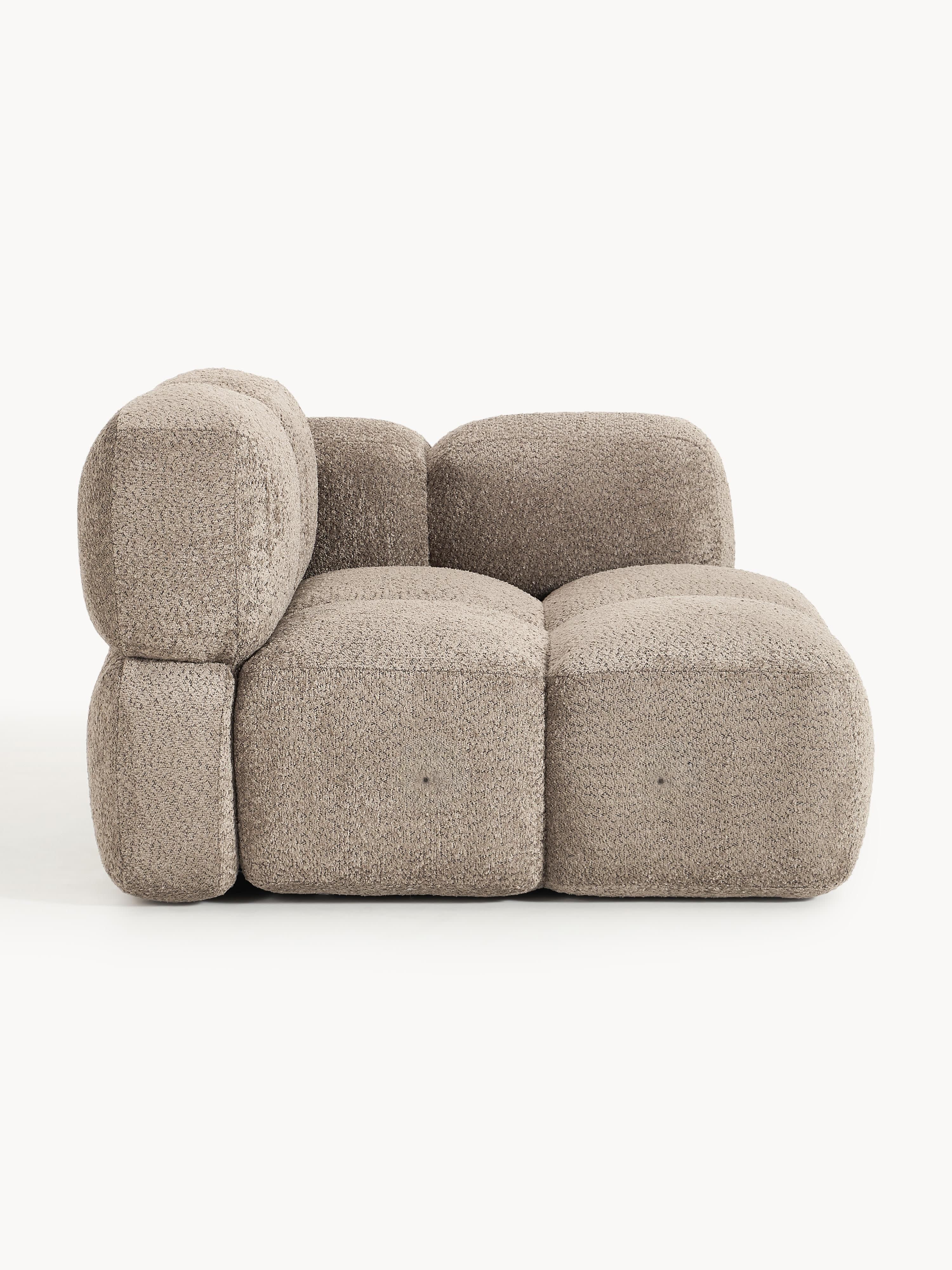 Hoekmodule Tayla van teddy bouclé