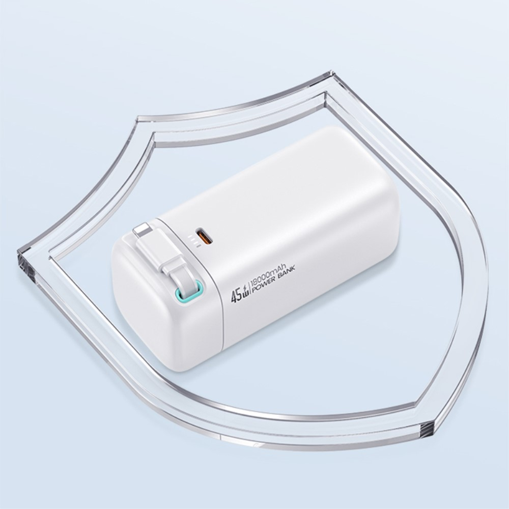 (45W) 18000mAh USB C Powerbank Power Delivery Ladegerät inkl. USB C Ladekabel (20KCD21601) - Schwarz