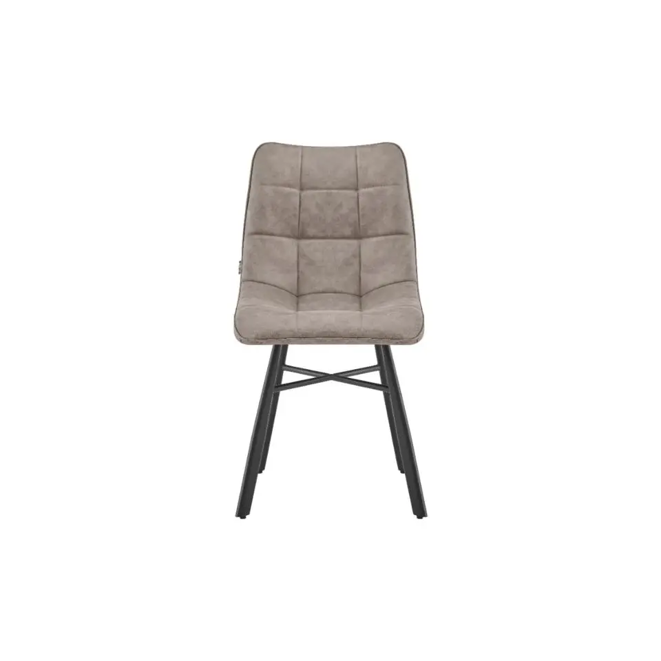 Dexx - Eetkamerstoelen set van 4 - Taupe - Microvezel