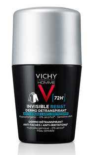 Vichy Homme 72H Invisible Resist Detranspirant 0% Alcohol 50ML