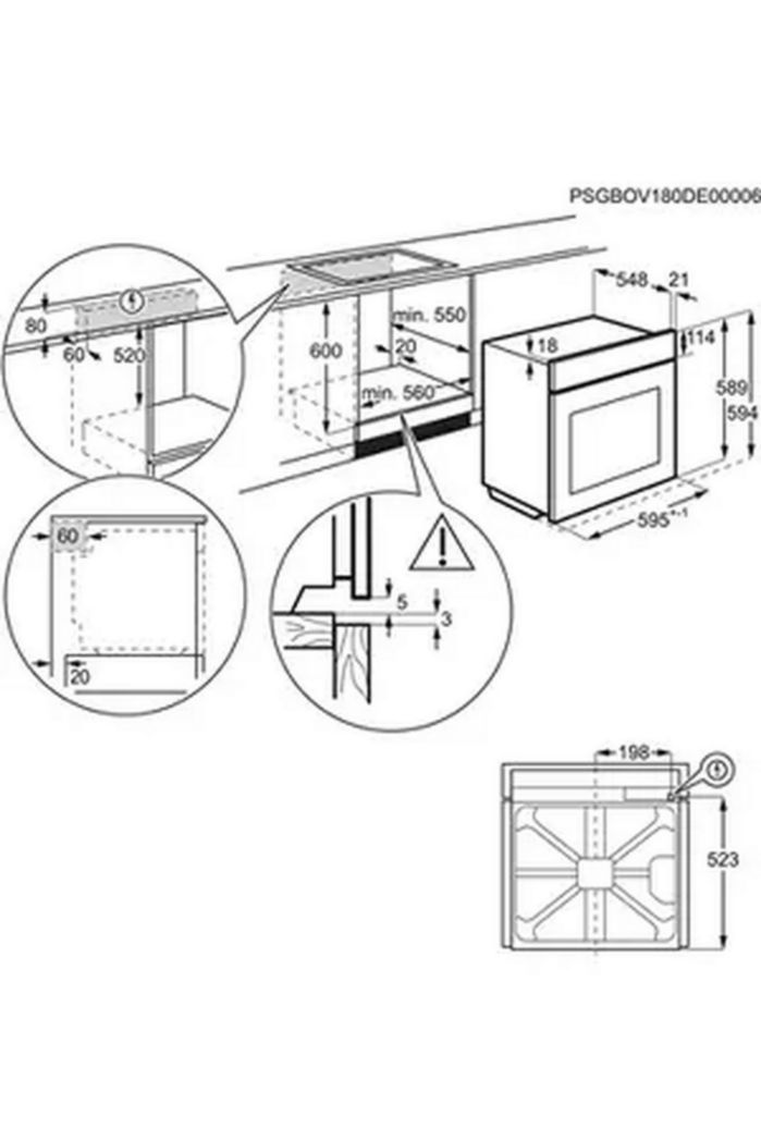Four Electrolux EOC6P67Z