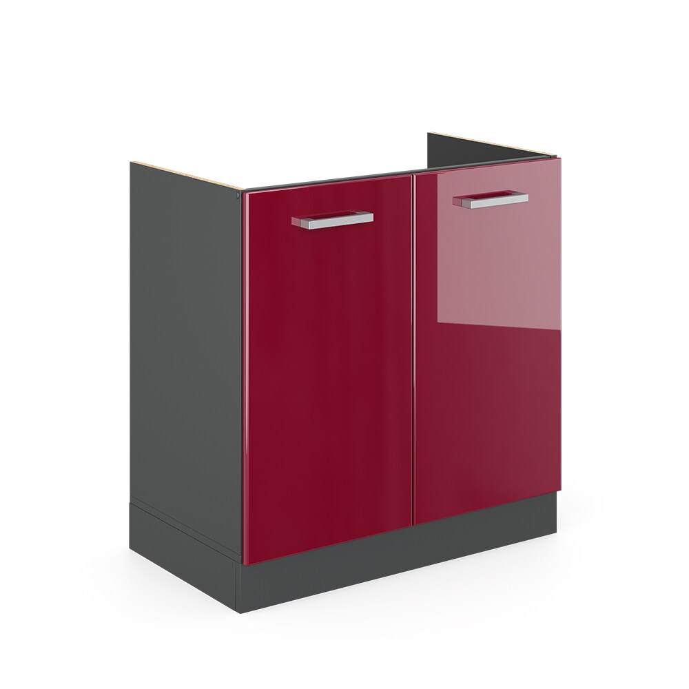 VICCO Küchenschrank Spülenunterschrank 80 cm R-Line Anthrazit