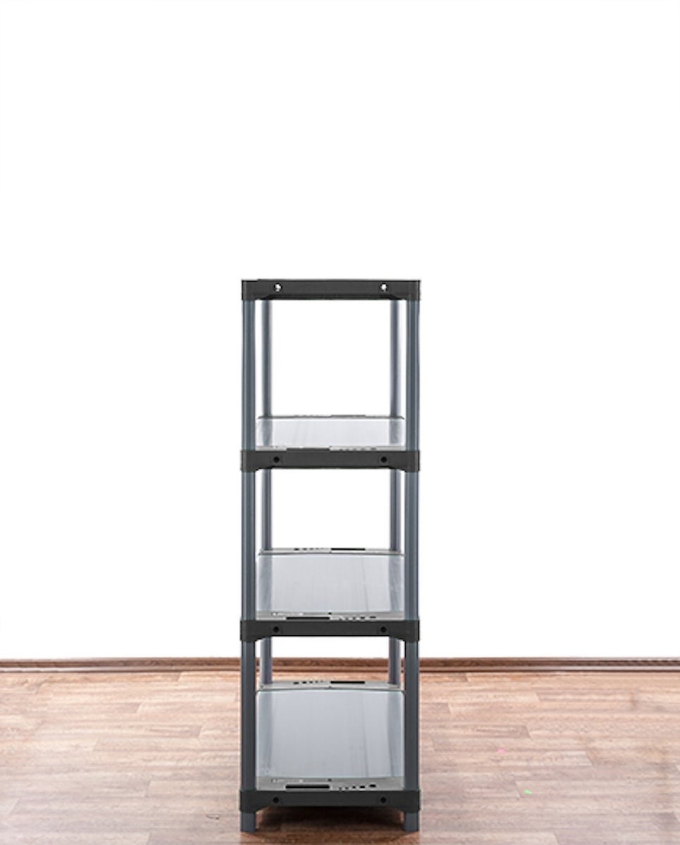 PROREGAL Plastic Plank Big Grey Bear Laag HxBxD 138 x 90 x 46 cm Plank Draagvermogen 160 kg Grijs