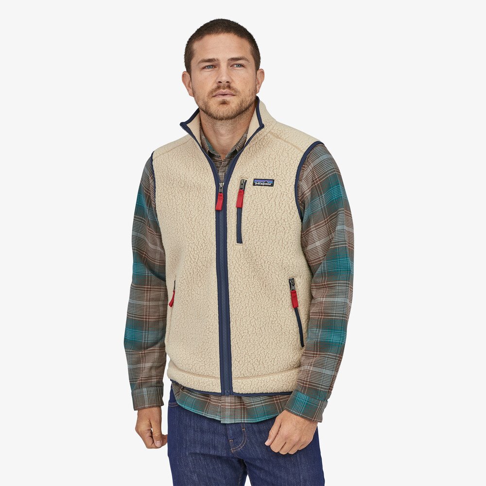 Patagonia Retro Pile Vest, M's<br>Herlig retro fleece-vest- garantert til å holde deg varm!