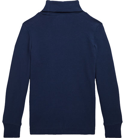 Polo Ralph Lauren Bluse m. Rullekrave - Navy