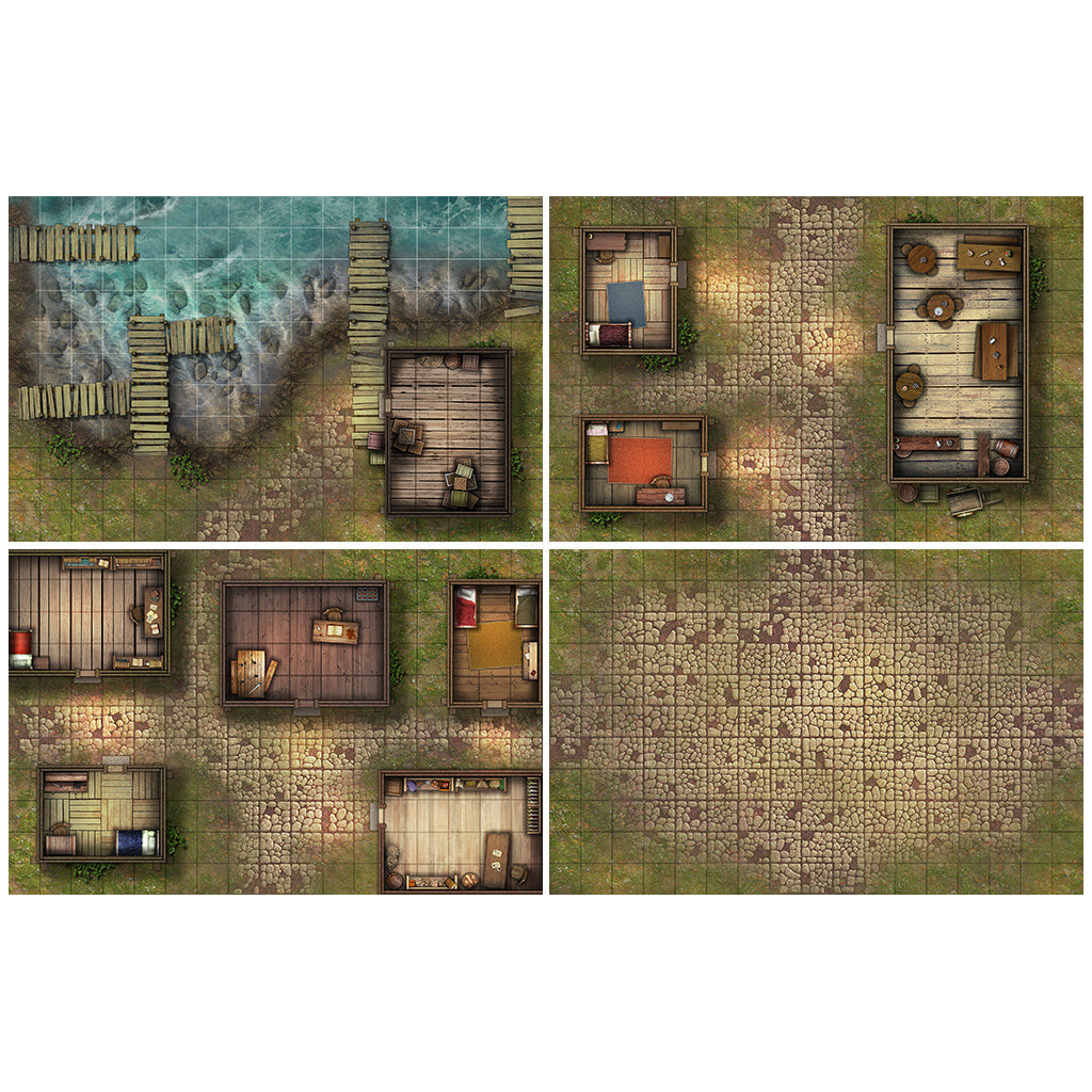 Box of Adventure: RPG Maps & Tokens - 2 Coast of Dread