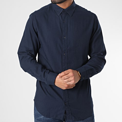 Chemise Manches Longues Orion Bleu Marine