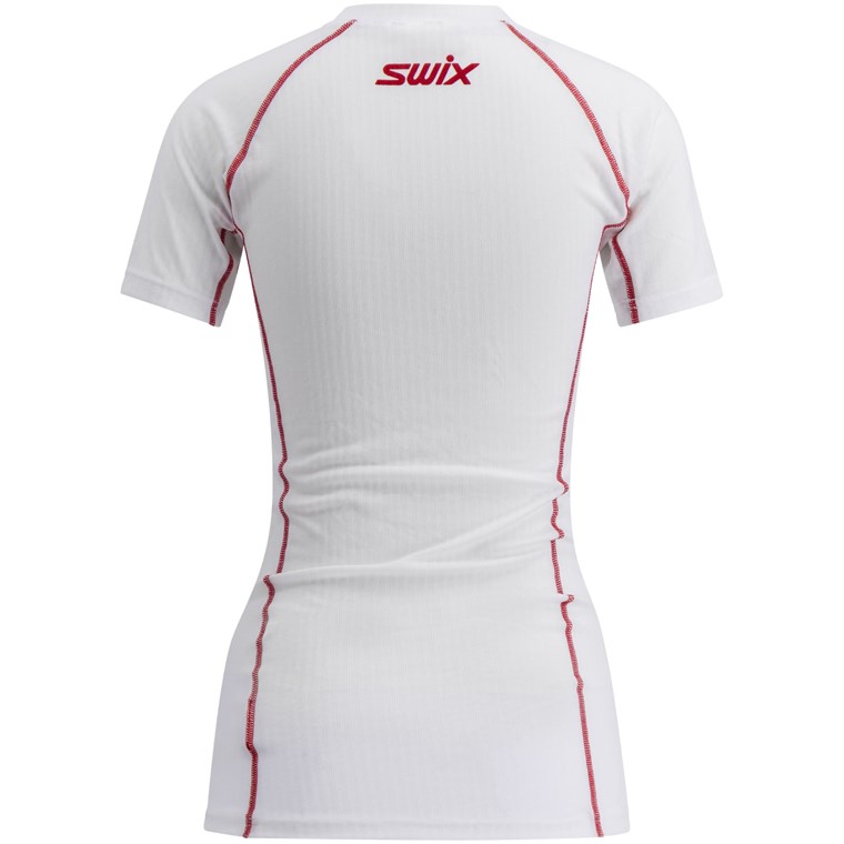 Swix V Racex Classic Short Sleeve W Bright White/Swix Red
