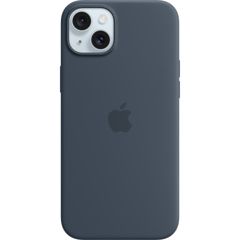 APPLE Coque iPhone Silicone MagSafe iPhone15 Plus - Bleu foncé