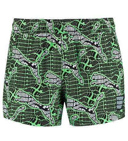 Puma Bådeshorts -  Grøn m. Print