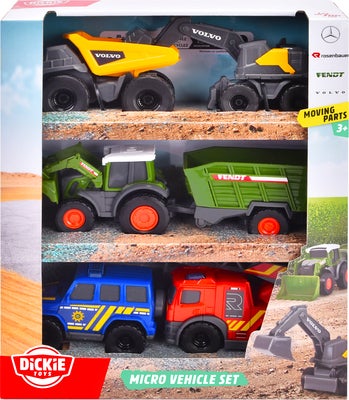 Dickie Toys Mini Lekebiler 5-Pakk
