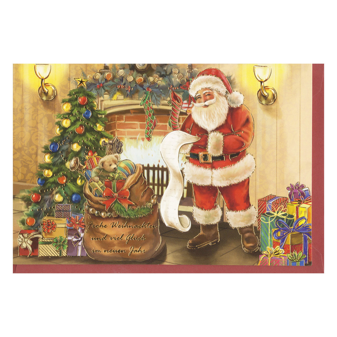 Weihnachskarte - Pop-up - 1 Stück