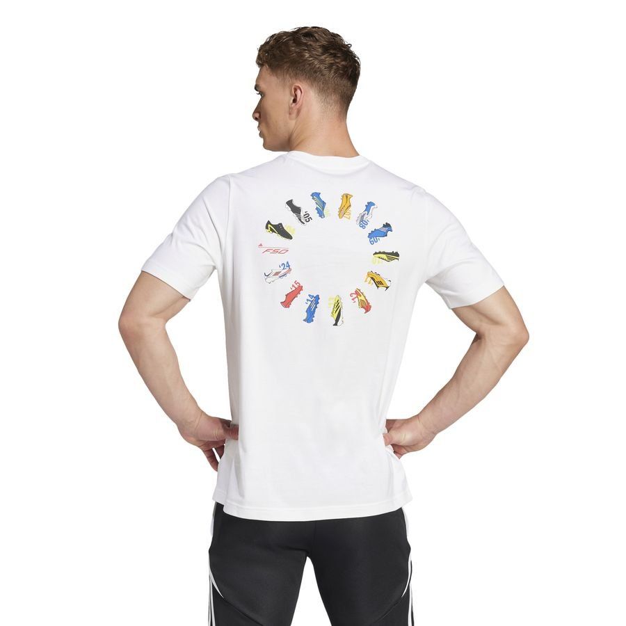 adidas T-Shirt F50 History Graphic - Blanc