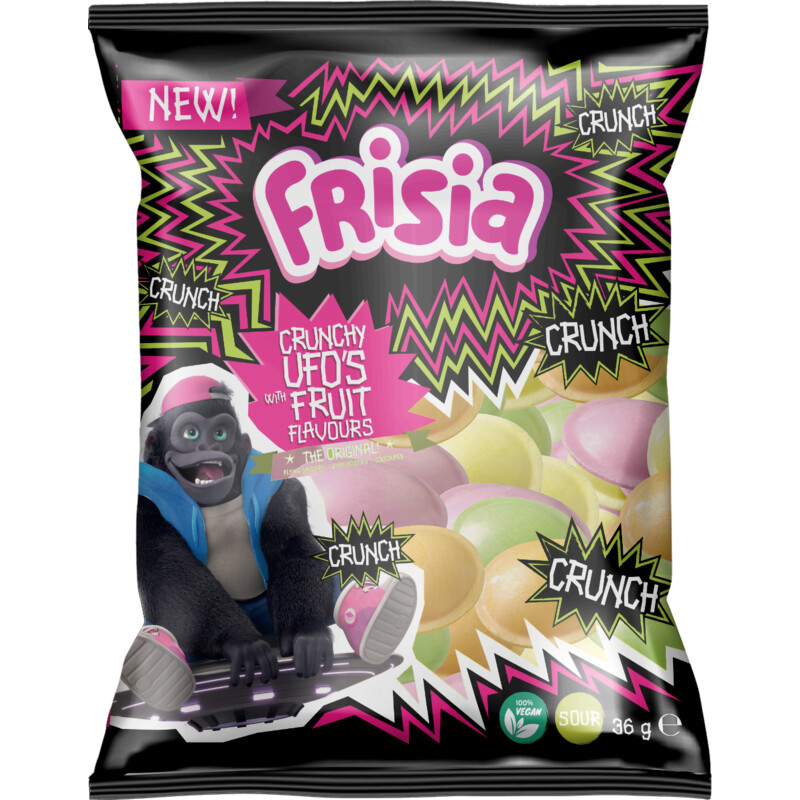 Frisia Crunchy ufo's fruit flavours