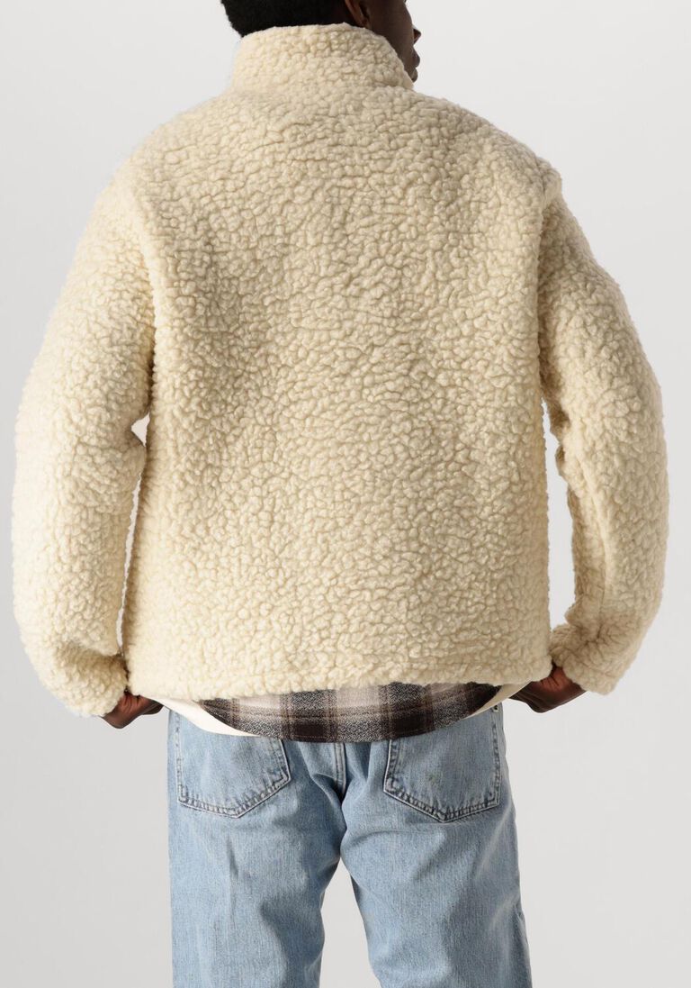 ecru forét trui wave half zip