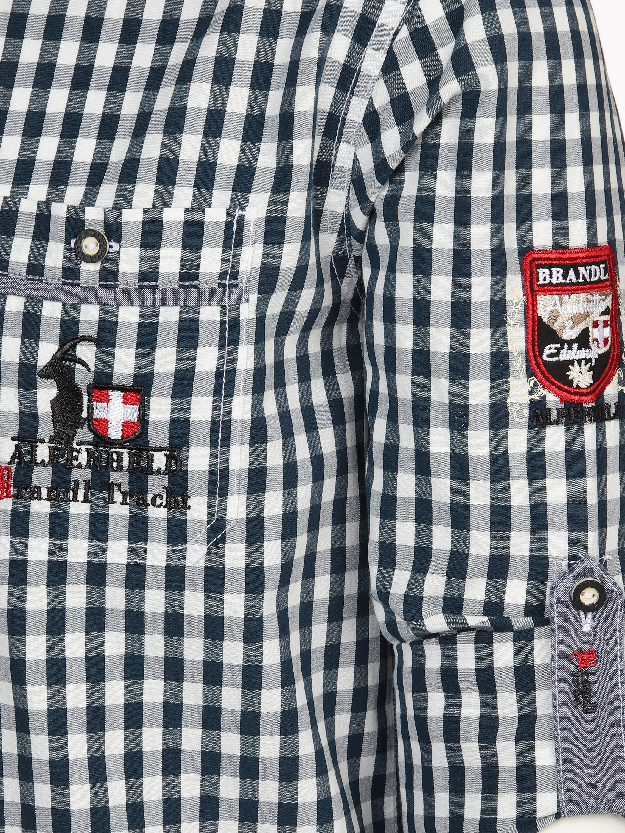 Herren Trachtenhemd im Karo-Look