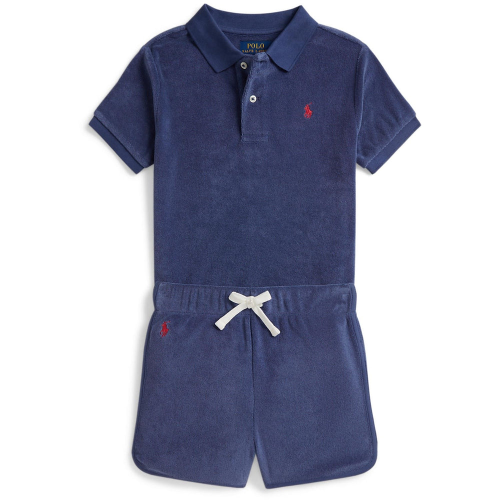 Køb Polo Ralph Lauren Light Navy Kort Sæt