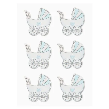 hobbyfun Sticker Kinderwagen Boy