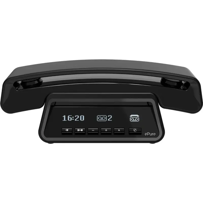 Téléphone sans fil Alcatel EPURE PREMIUM NOIR avec répondeur et fonction blocage appels publicitaires