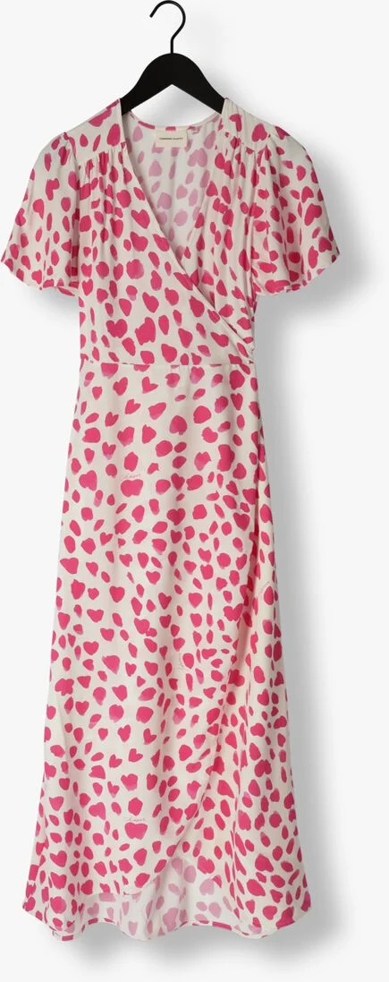 FABIENNE CHAPOT ecru fabienne chapot midi jurk archana butterfly dress
