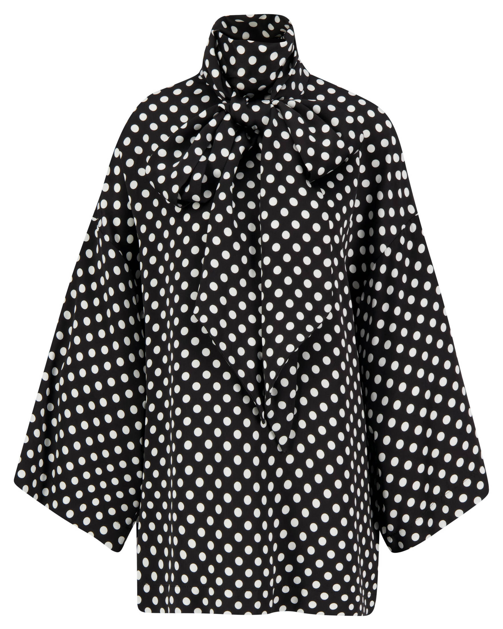 Saint Laurent| Damen Schluppenbluse aus Viskose-Satin