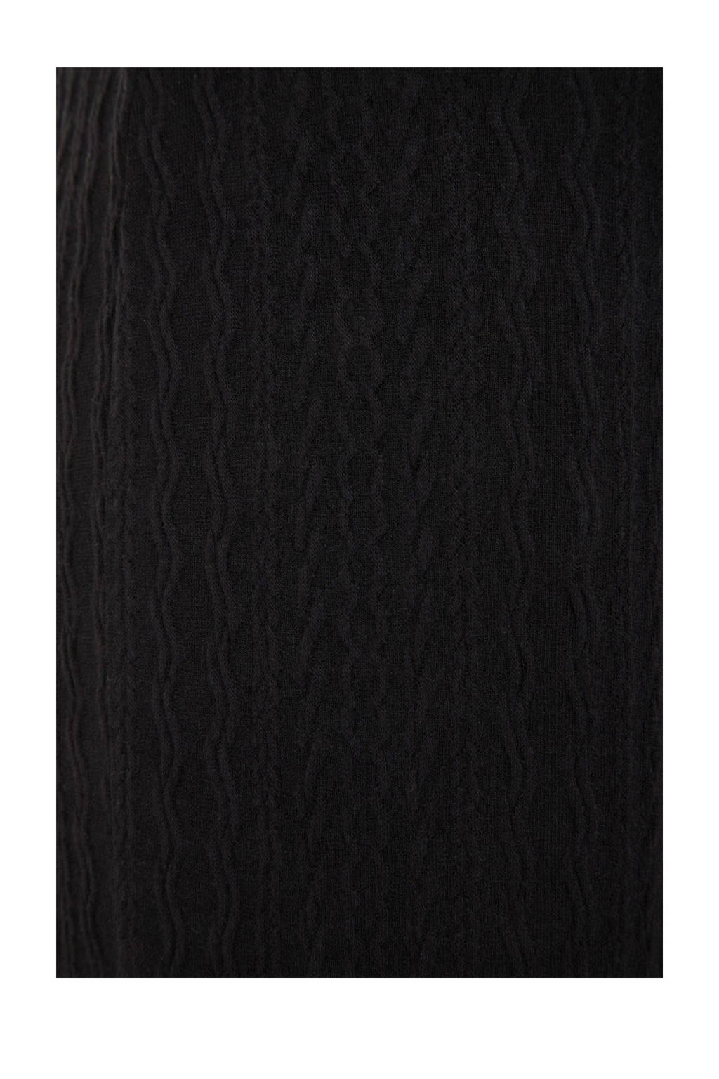 tapered fit broek zwart