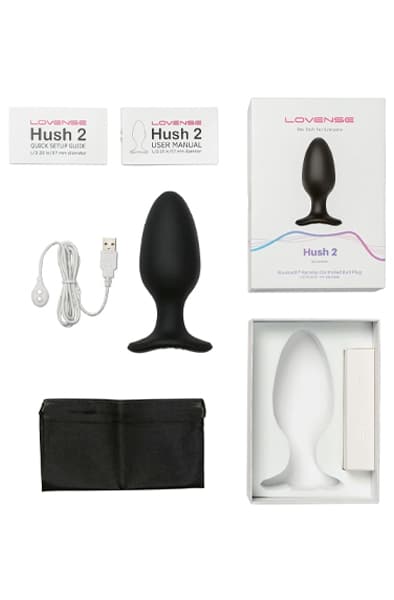 Lovense Hush 2 Large 57mm Fjernstyrt analplugg