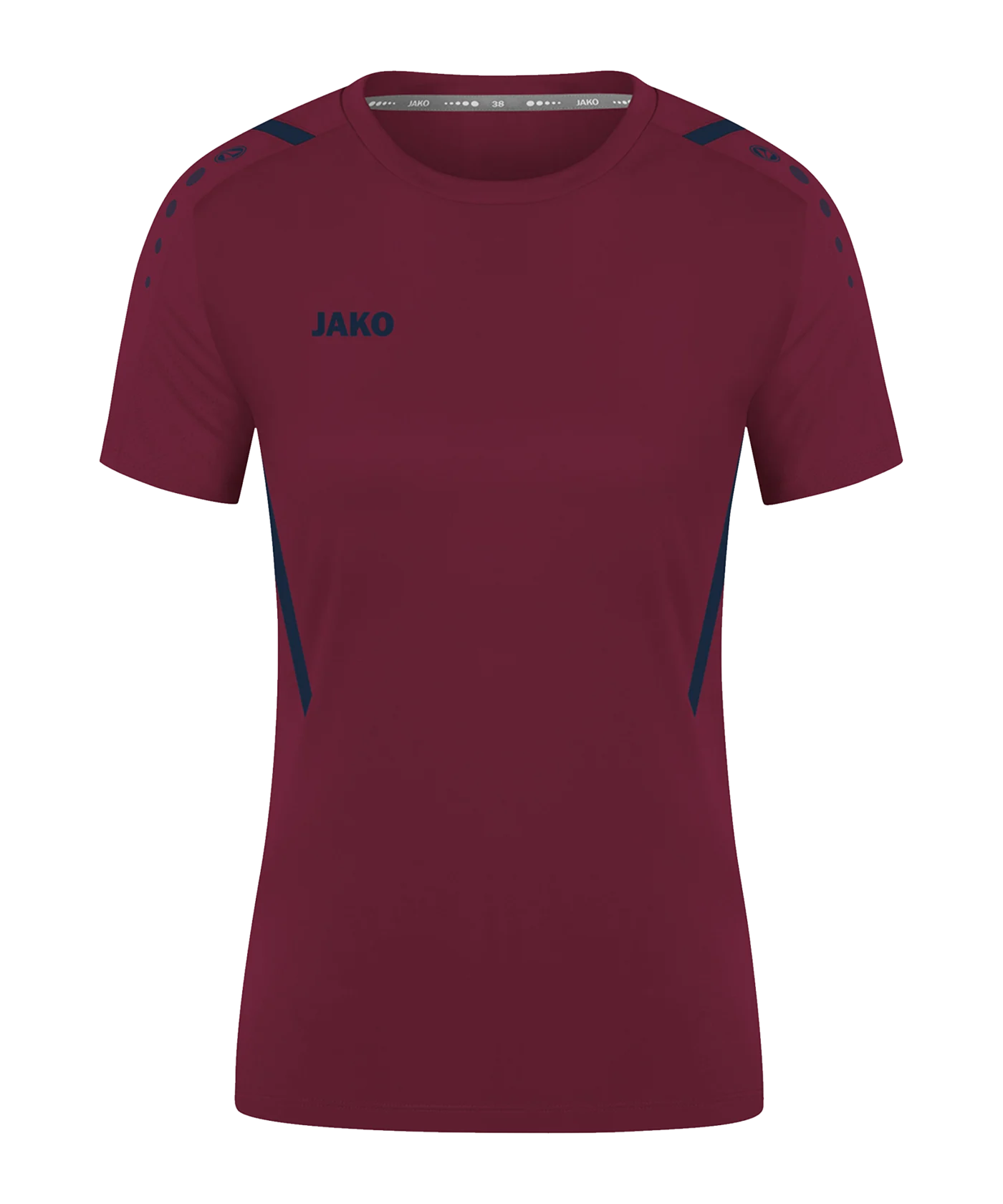 JAKO Challenge Trikot Damen Dunkelrot F132