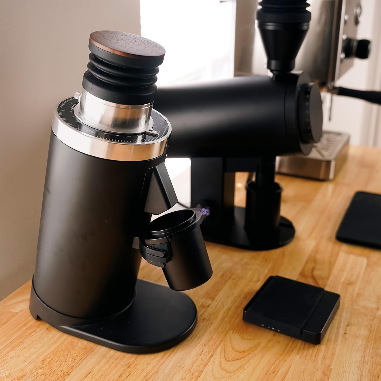 MiiCoffee DF64 II Kaffeemühle mit Einzeldosierung (Schwarz)