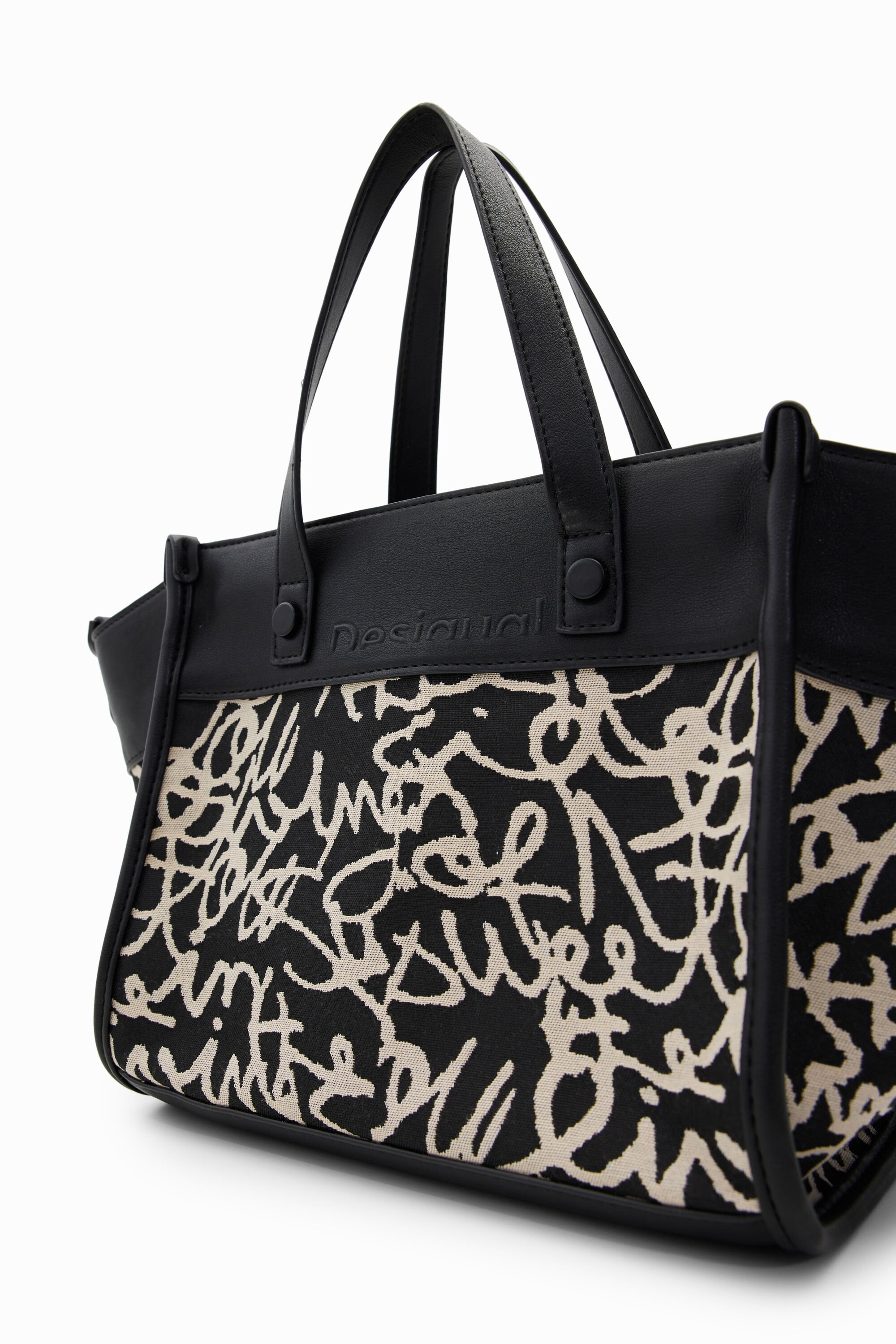 Sac moyen toile texte
