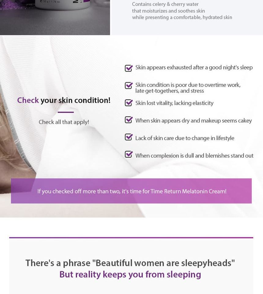 MAXCLINIC - Time Return Melatonine Crème