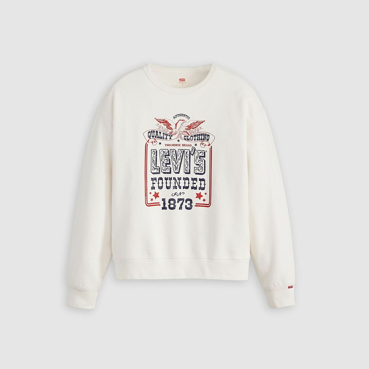 Suéter estampado Levi's, gola redonda