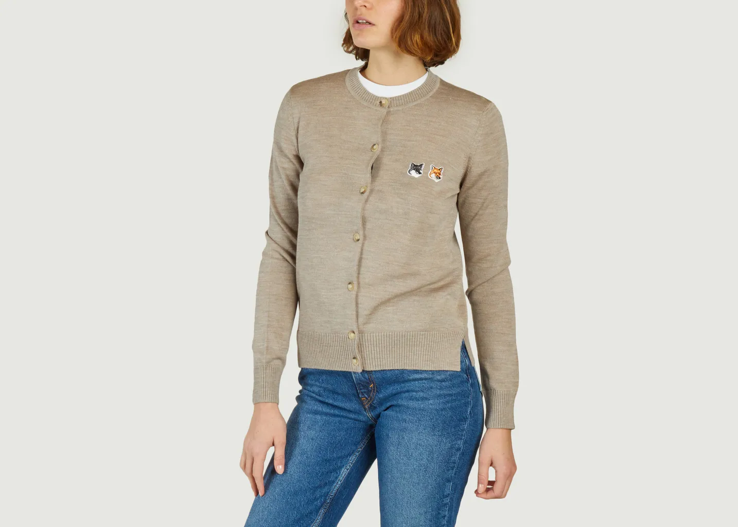 Cardigan Fox Head Maison Kitsuné