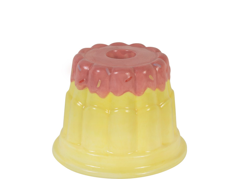 Kandelaar Blond Birthday Gele Pudding