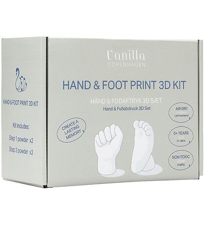 Vanilla Copenhagen Hand- und Fußabdruck 3D- Set