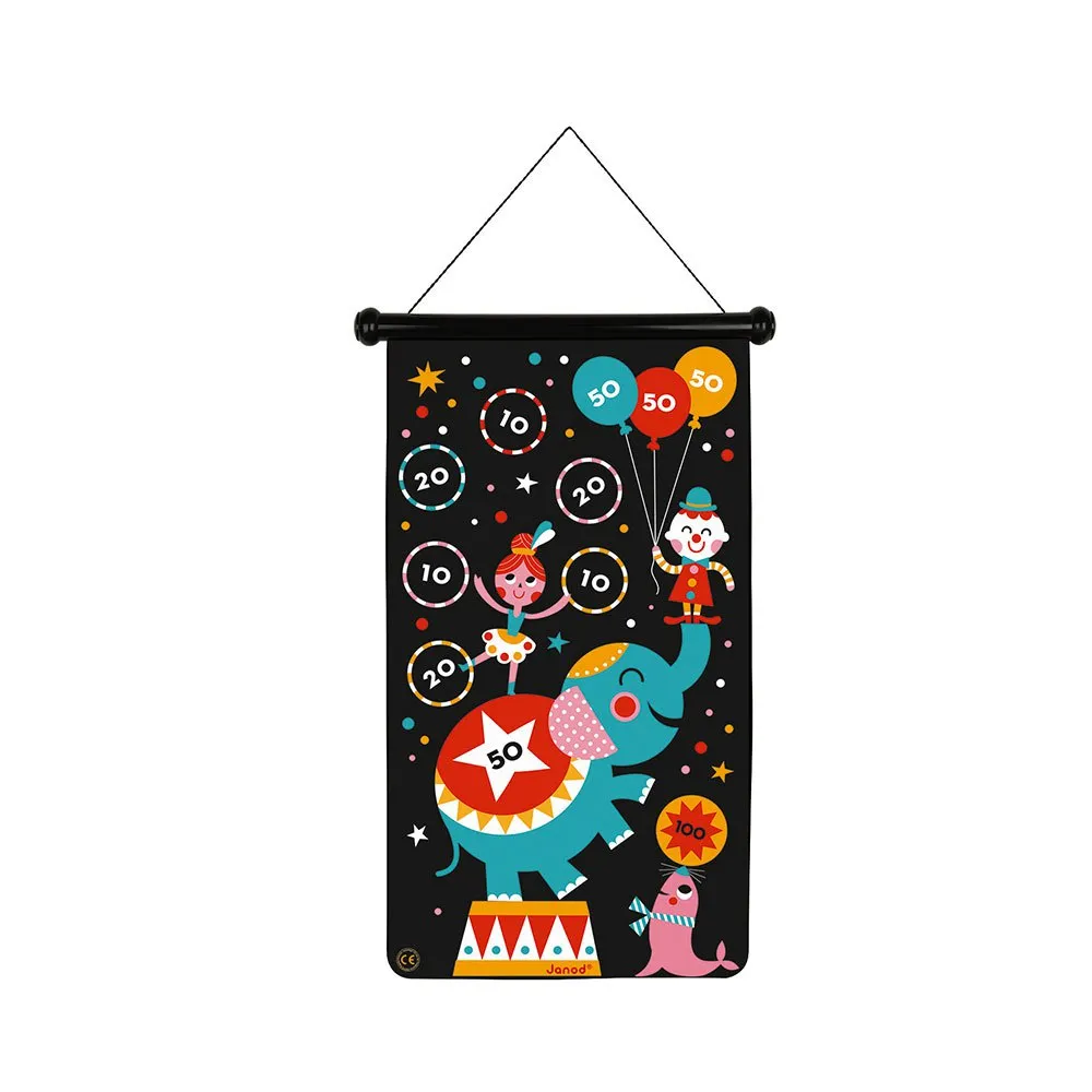 Janod Magnetisches Dartspiel Zirkus