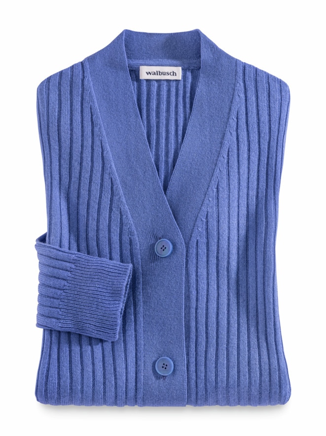 Cashmere-Seide-Strickjacke